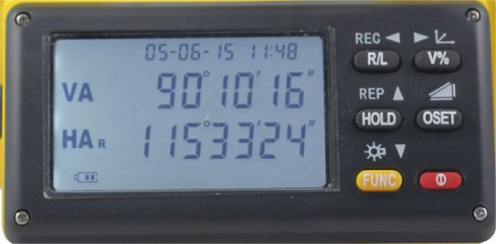 Digital Theodolite with Upward Laser Pointer