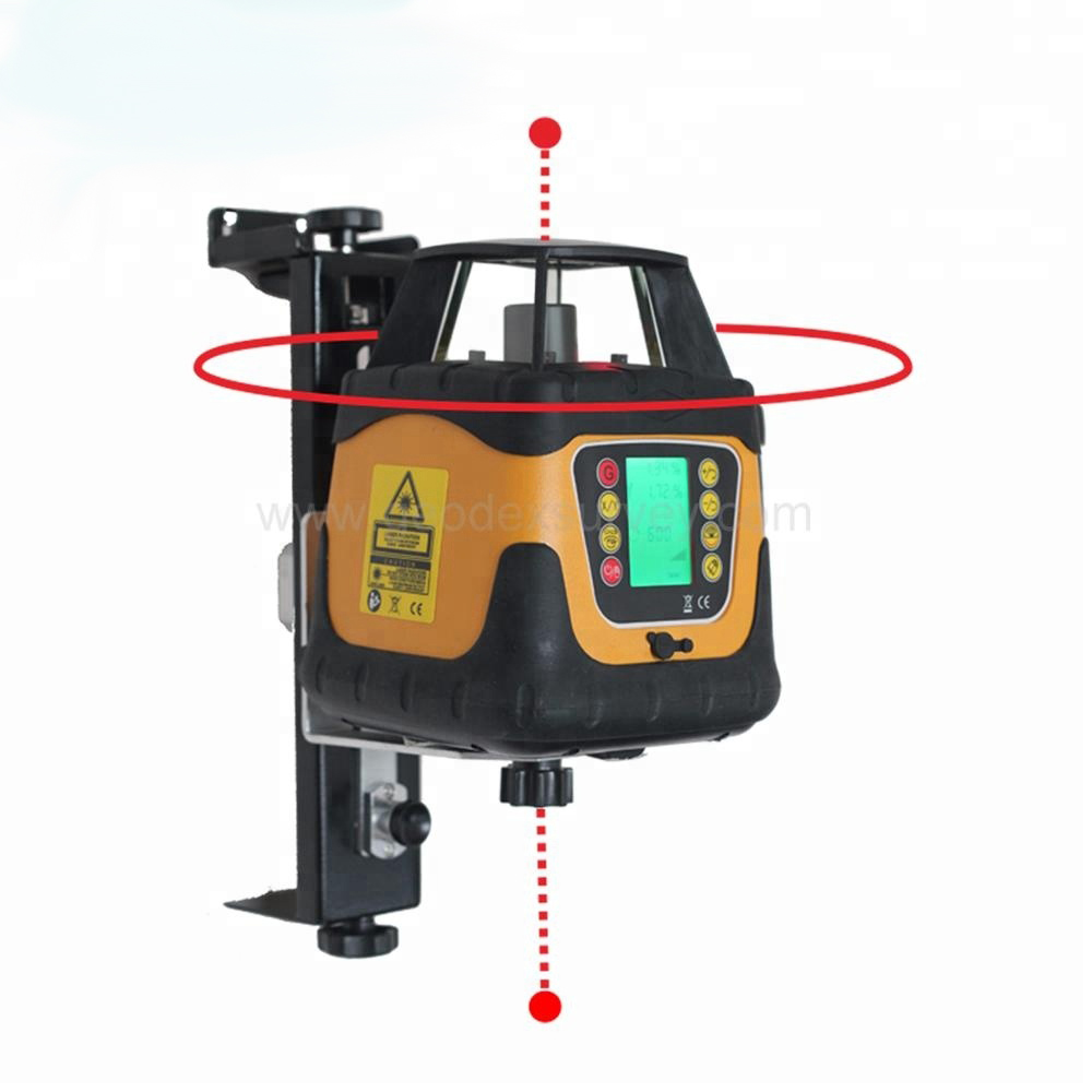 Rotary Laser Level with Dual axis grade settings LCD Display for Land & Construction Leveling Measurement